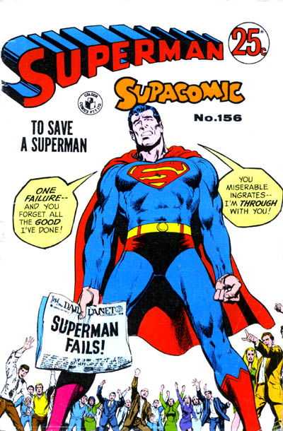 Superman Supacomic (Colour Comics, 1959 series) #156 ([August 1972?])