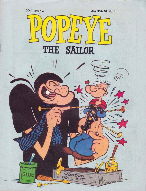 Popeye the Sailor (Yaffa/Page, 1980 series) #4 (January-February 1981)