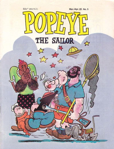 Popeye the Sailor (Yaffa/Page, 1980 series) #5 March-April 1981