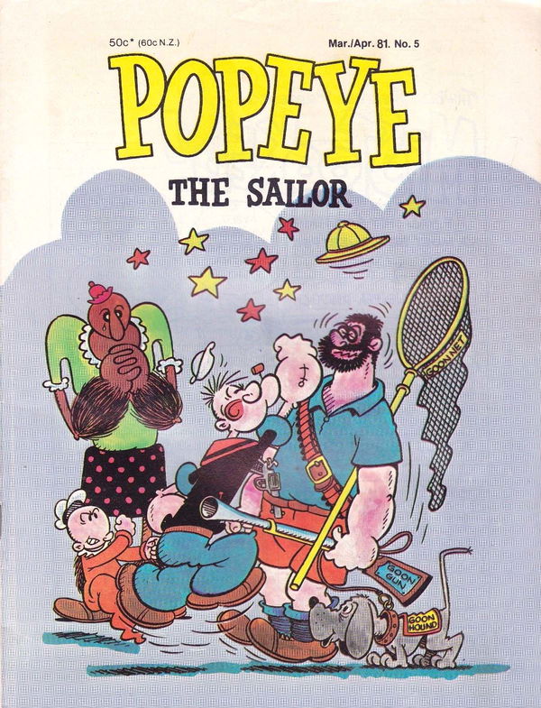 Popeye the Sailor (Yaffa/Page, 1980 series) #5 (March-April 1981)