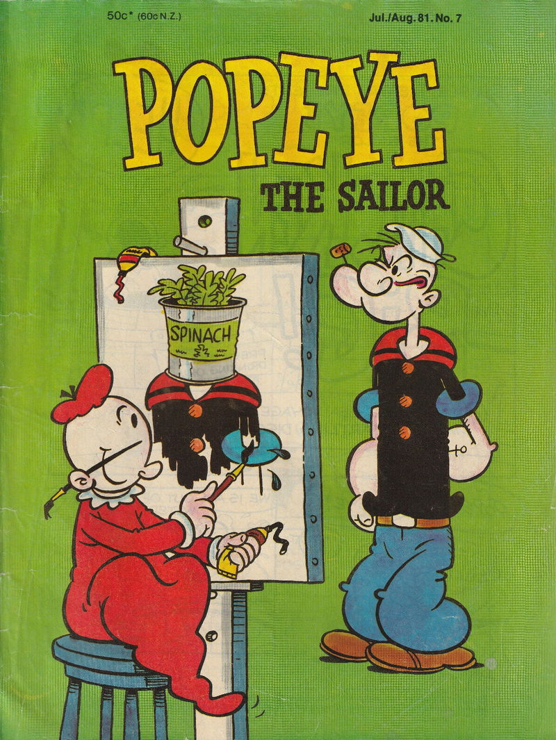 Popeye the Sailor (Yaffa/Page, 1980 series) #7 (July-August 1981)