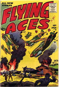 Flying Aces (Stanley Morse, 1955 series)  #1 (July 1955)