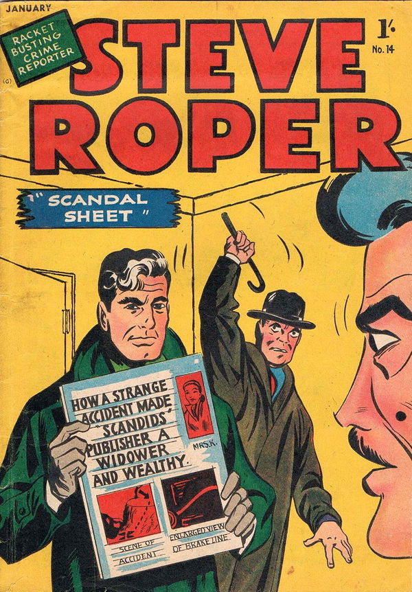 Steve Roper (Approved, 1956 series) #14 (January 1958)