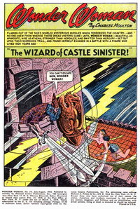 The Wizard of Castle Sinister (<span class="fw-500">Wonder Woman</span>  #54 (July-August 1952)), page 1