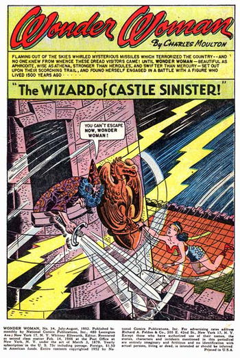 Wonder Woman (DC, 1942 series) #54 — The Wizard of Castle Sinister (page 1)