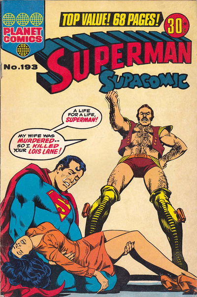 Superman Supacomic (KG Murray, 1974 series) #193 [September 1975?]