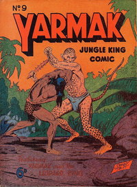 Yarmak Jungle King Comic (Youngs, 1949 series)  #9 ([July 1950]) — Untitled [Yarmak and the Leopard King]