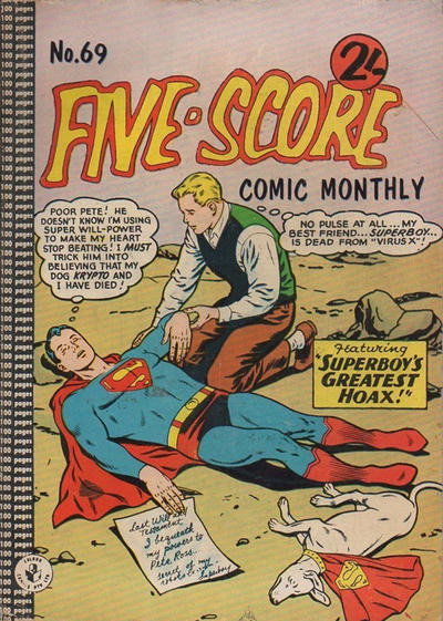 Five-Score Comic Monthly (Colour Comics, 1961 series) #69 (January 1964)