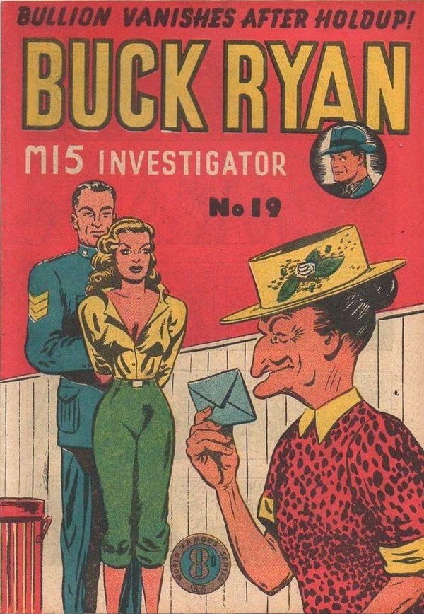 Buck Ryan MI5 Investigator (Atlas, 1954? series) #19 ([1953?])