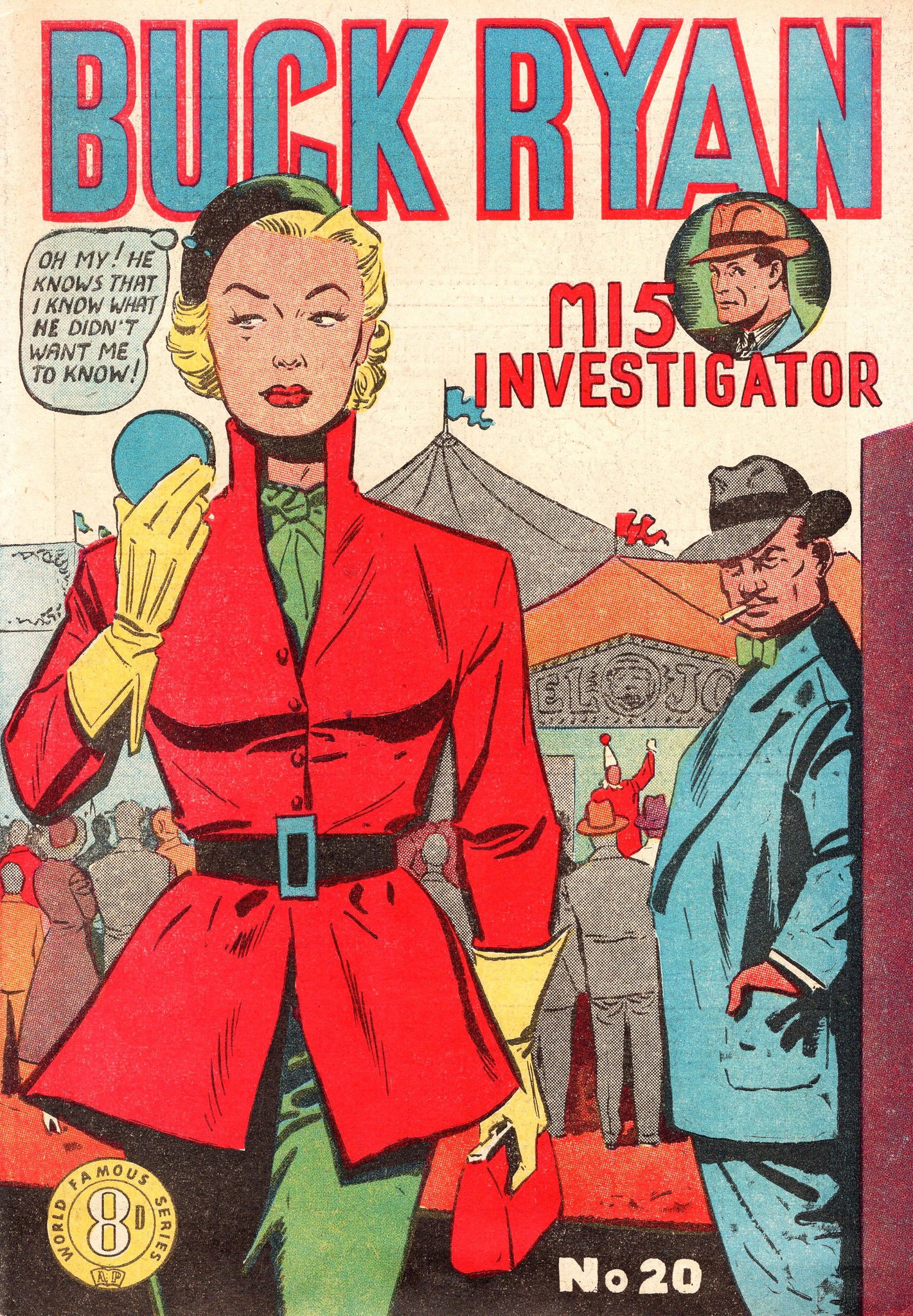 Buck Ryan MI5 Investigator (Atlas, 1954? series) #20 ([1954?])