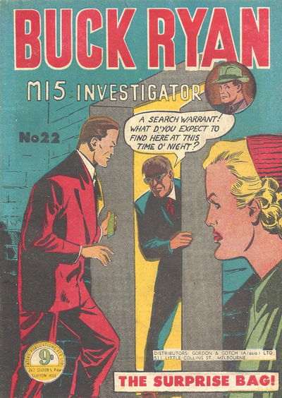 Buck Ryan MI5 Investigator (Atlas, 1954? series) #22 [1955?]