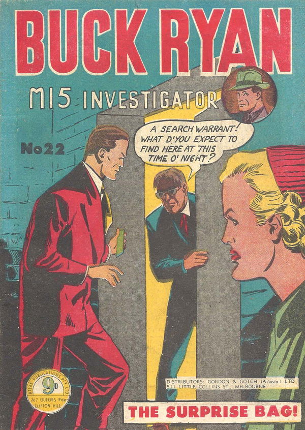 Buck Ryan MI5 Investigator (Atlas, 1954? series) #22 ([1955?])