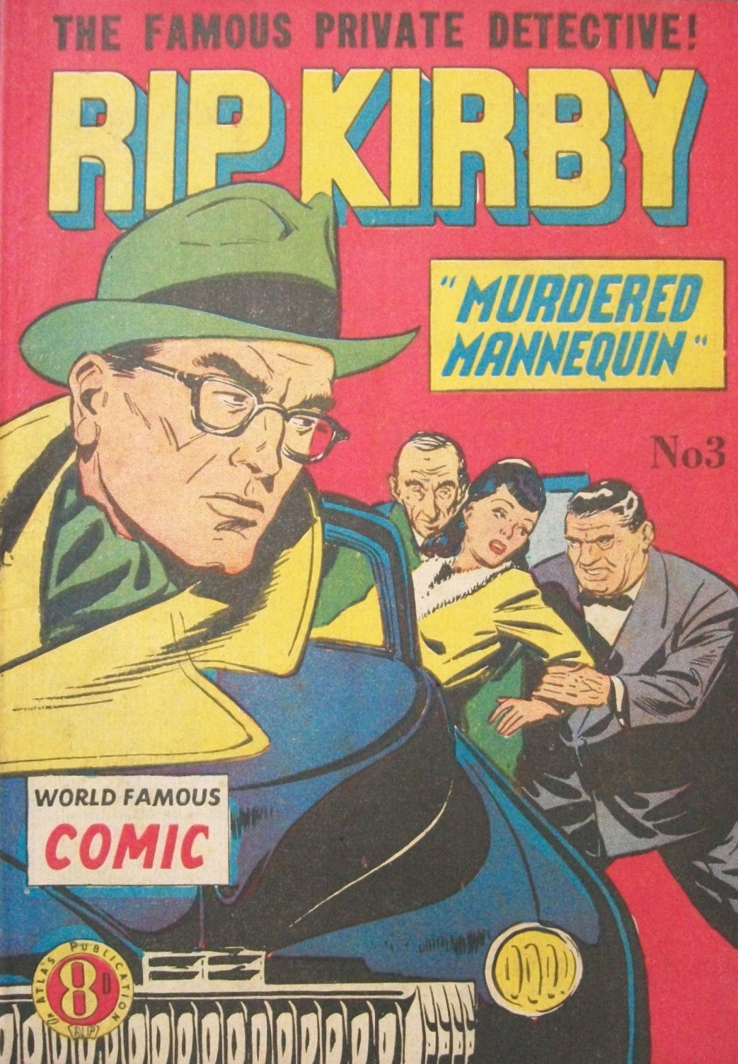 Rip Kirby (Atlas, 1952 series) #3 ([August 1952?])