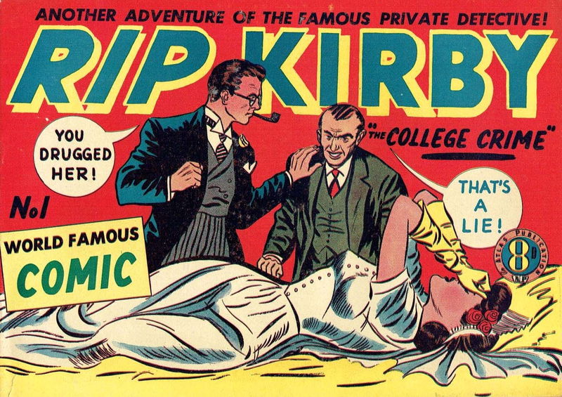 Rip Kirby (Atlas, 1952 series) #1 ([February 1952?])