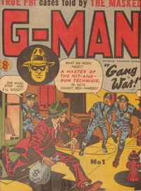 The Masked G-Man (Atlas, 1952 series) #1 [April 1952?]