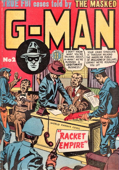 The Masked G-Man (Atlas, 1952 series) #2 May 1952