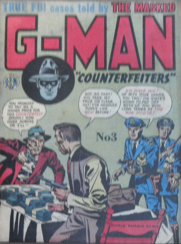 The Masked G-Man (Atlas, 1952 series) #3 ([June 1952?])