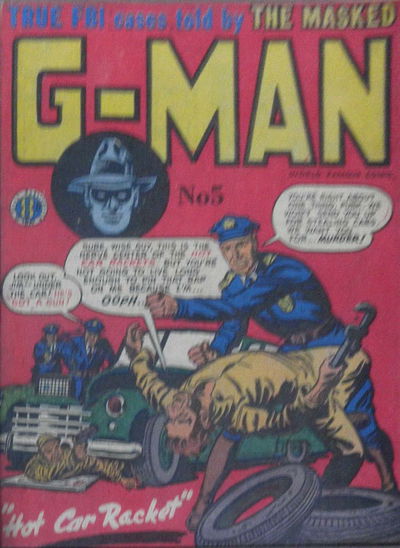 The Masked G-Man (Atlas, 1952 series) #5 [August 1952?]