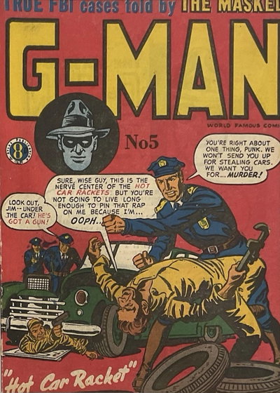 The Masked G-Man  #5 ([August 1952?])