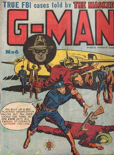 The Masked G-Man  #6 ([September 1952?])