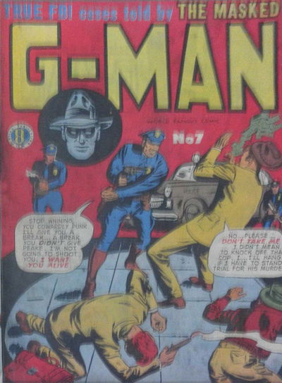 The Masked G-Man (Atlas, 1952 series) #7 [October 1952]