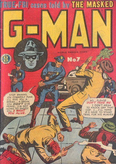 The Masked G-Man  #7 ([October 1952])