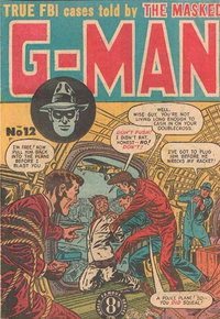 The Masked G-Man (Atlas, 1952 series)  #12 ([March 1953?])