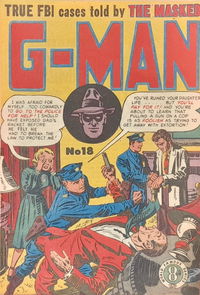 The Masked G-Man (Atlas, 1952 series) #18 [September 1953?]