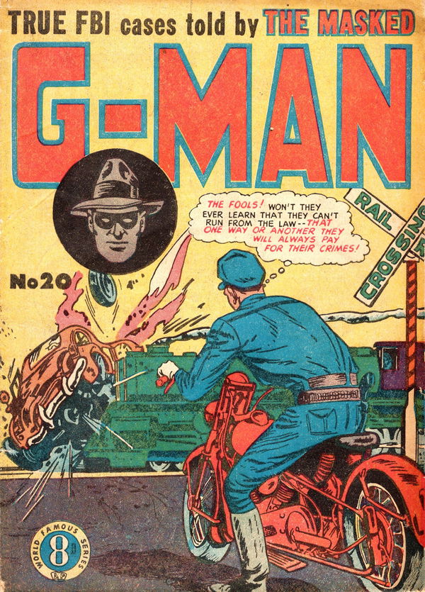 The Masked G-Man (Atlas, 1952 series) #20 ([November 1953?])