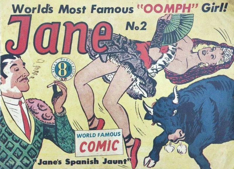 Jane Famous "Oomph" Girl (Atlas, 1954 series) #2 ([July 1954?])