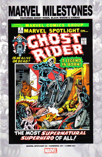 Marvel Milestones: Ghost Rider, Black Widow & Iceman [nn] (2005)