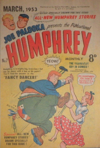Joe Palooka Presents the Funsational Humphrey Monthly  #7 (March 1953)