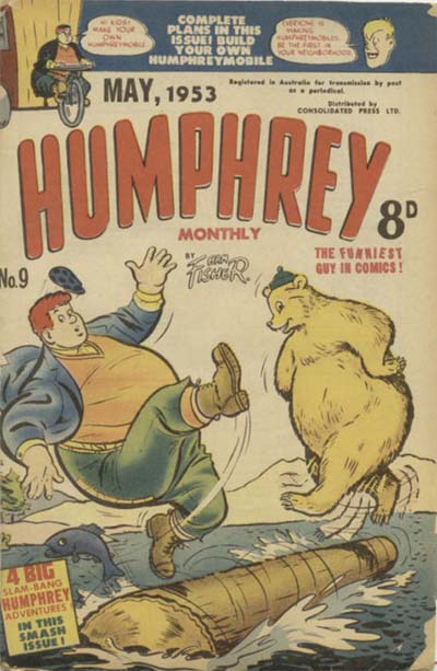Joe Palooka Presents the Funsational Humphrey Monthly  #9 (May 1953)