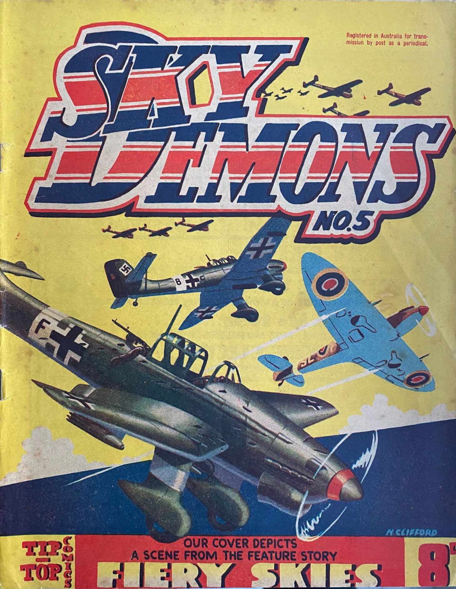 Sky Demons (Southdown Press, 1953 series) #5 ([October 1953?])