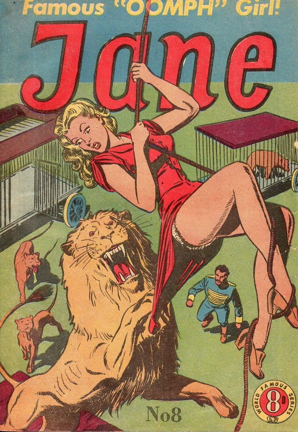 Jane Famous "Oomph" Girl (Atlas, 1954 series) #8 ([January 1955?])