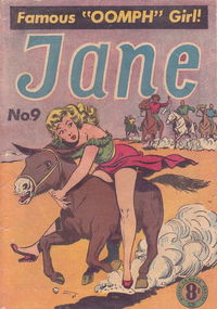 Jane Famous "Oomph" Girl (Atlas, 1954 series) #9 [February 1955?]