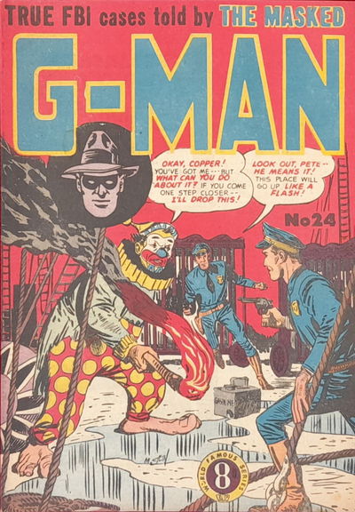 The Masked G-Man (Atlas, 1952 series) #24 [March 1954?]