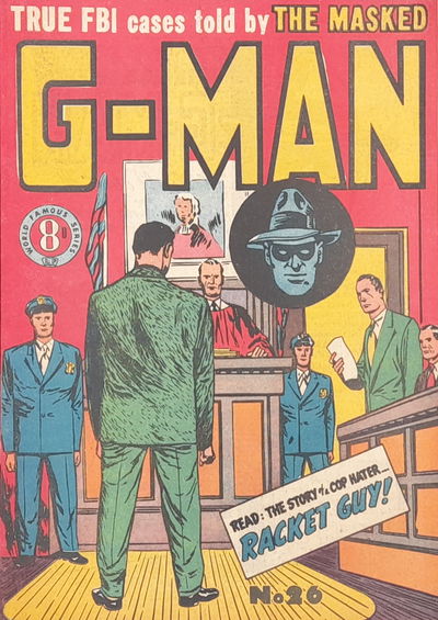 The Masked G-Man (Atlas, 1952 series) #26 [May 1954?]