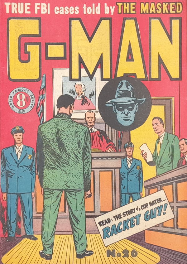 The Masked G-Man (Atlas, 1952 series) #26 ([May 1954?])