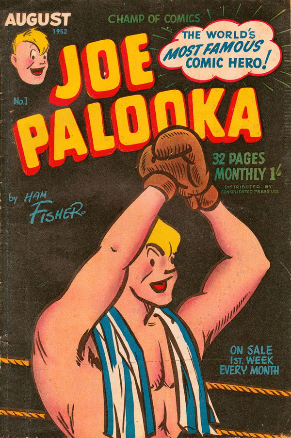 Joe Palooka Monthly (Illustrated, 1952 series) #1 (August 1952)