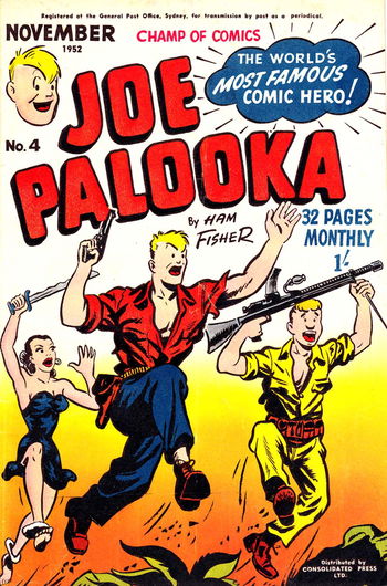 Joe Palooka Monthly (Illustrated, 1952 series) #4 (November 1952)