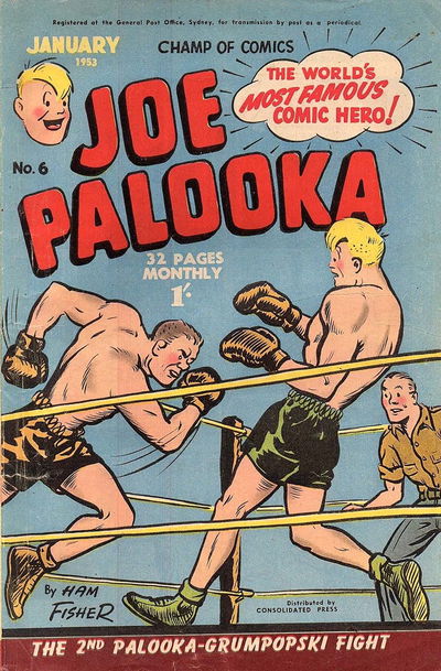 Joe Palooka Monthly (Illustrated, 1952 series) #6 January 1953