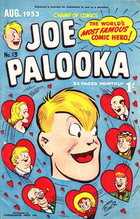 Joe Palooka Monthly (Illustrated, 1952 series) #13 August 1953