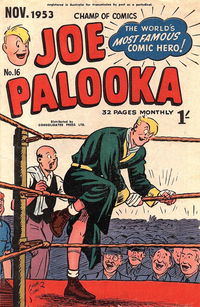 Joe Palooka Monthly (Illustrated, 1952 series) #16 November 1953