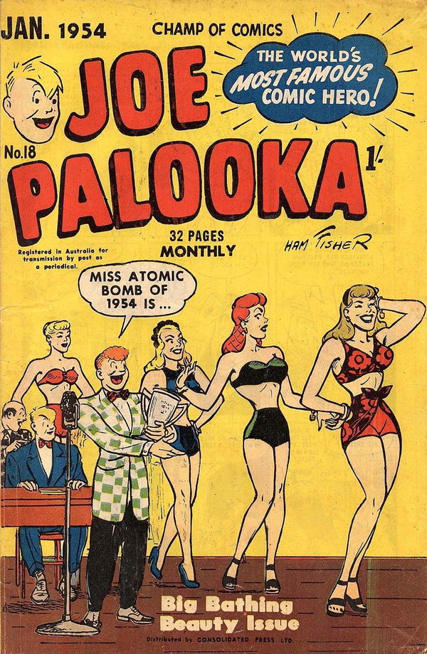 Joe Palooka Monthly (Illustrated, 1952 series) #18 (January 1954)