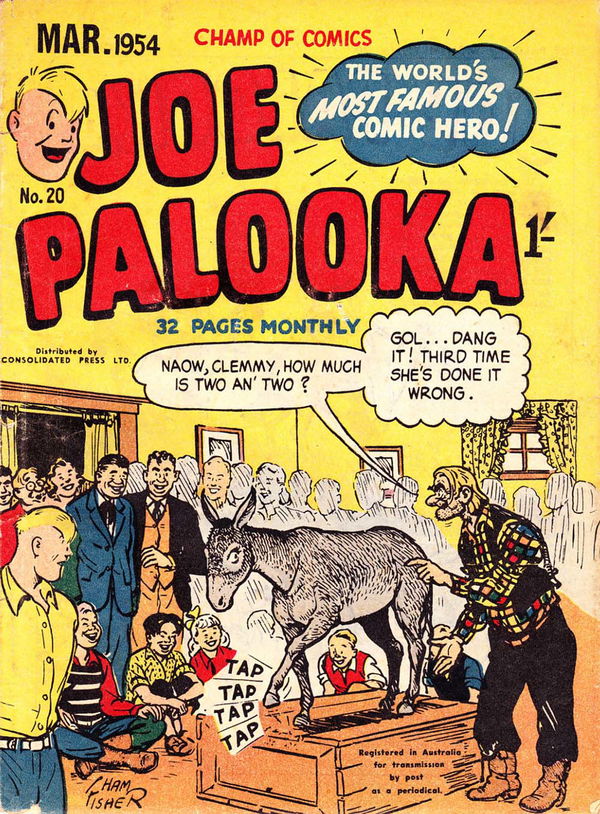 Joe Palooka Monthly (Illustrated, 1952 series) #20 (March 1954)