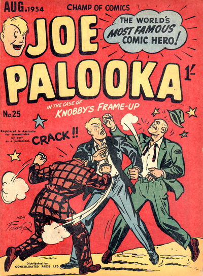 Joe Palooka Monthly (Illustrated, 1952 series) #25 August 1954