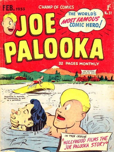 Joe Palooka Monthly (Illustrated, 1952 series) #31 February 1955