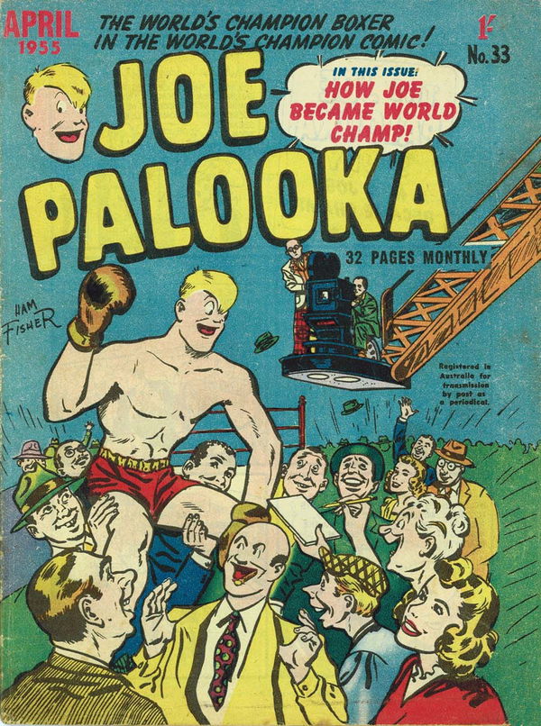 Joe Palooka Monthly (Illustrated, 1952 series) #33 (April 1955)