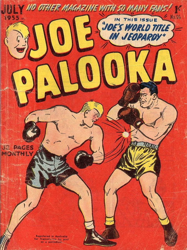 Joe Palooka Monthly (Illustrated, 1952 series) #36 (July 1955)